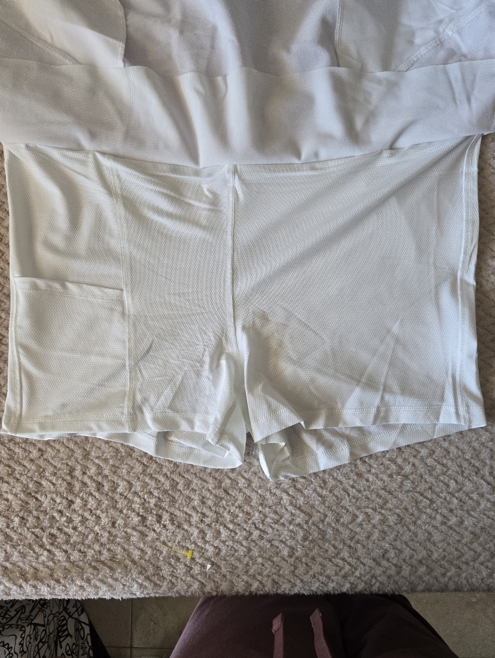 Greg Norman White Golf Skort XL NWT Stretch Athletic Tennis Skirt - Picture 6 of 10